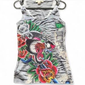 ed hardy style tank top